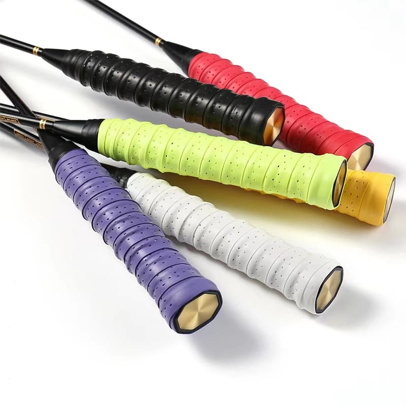 Anti-slip absorbent strip tennis rack, breathable Badminton rack grip, sports handle, 2 pieces per lot