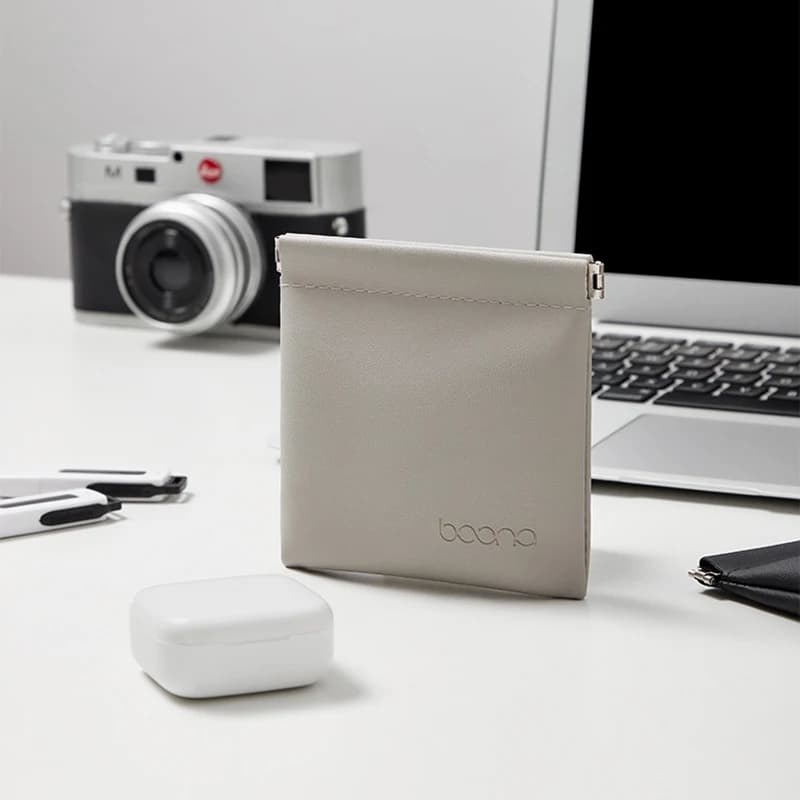 PU Storage Bag Earphones Bluetooth Data Cable Organizer Pouch Mini Multipurpose USB Flash Drive Coin Pocket
