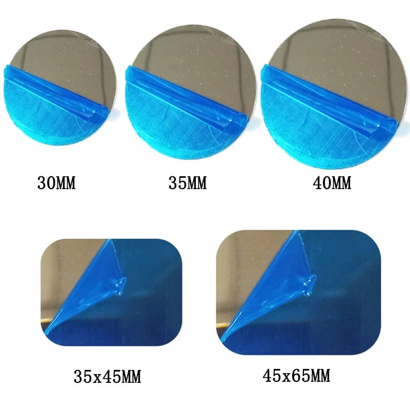 5PCS Supporto magnetico per telefono per auto Piastra adesiva in metallo Adesivo biadesivo Foglio di ferro 30/35/40mm 35x4 5/45x65mm Accessori auto