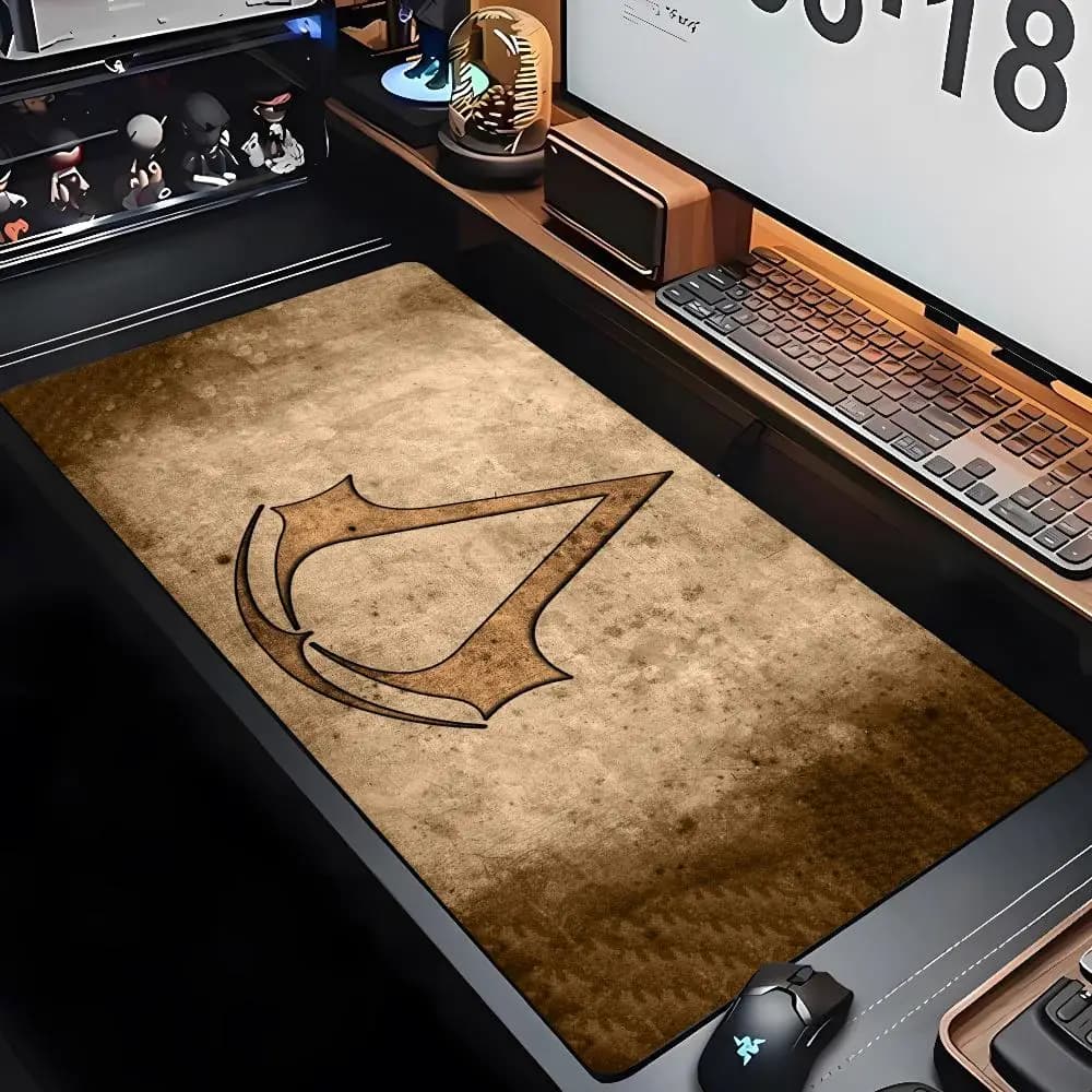 Killer s Creed Mouse Pad Cartoon Lockedge Large Gaming Pad Computer Gamer Keyboard Mat Desk Mousepad PC Desk Pad
