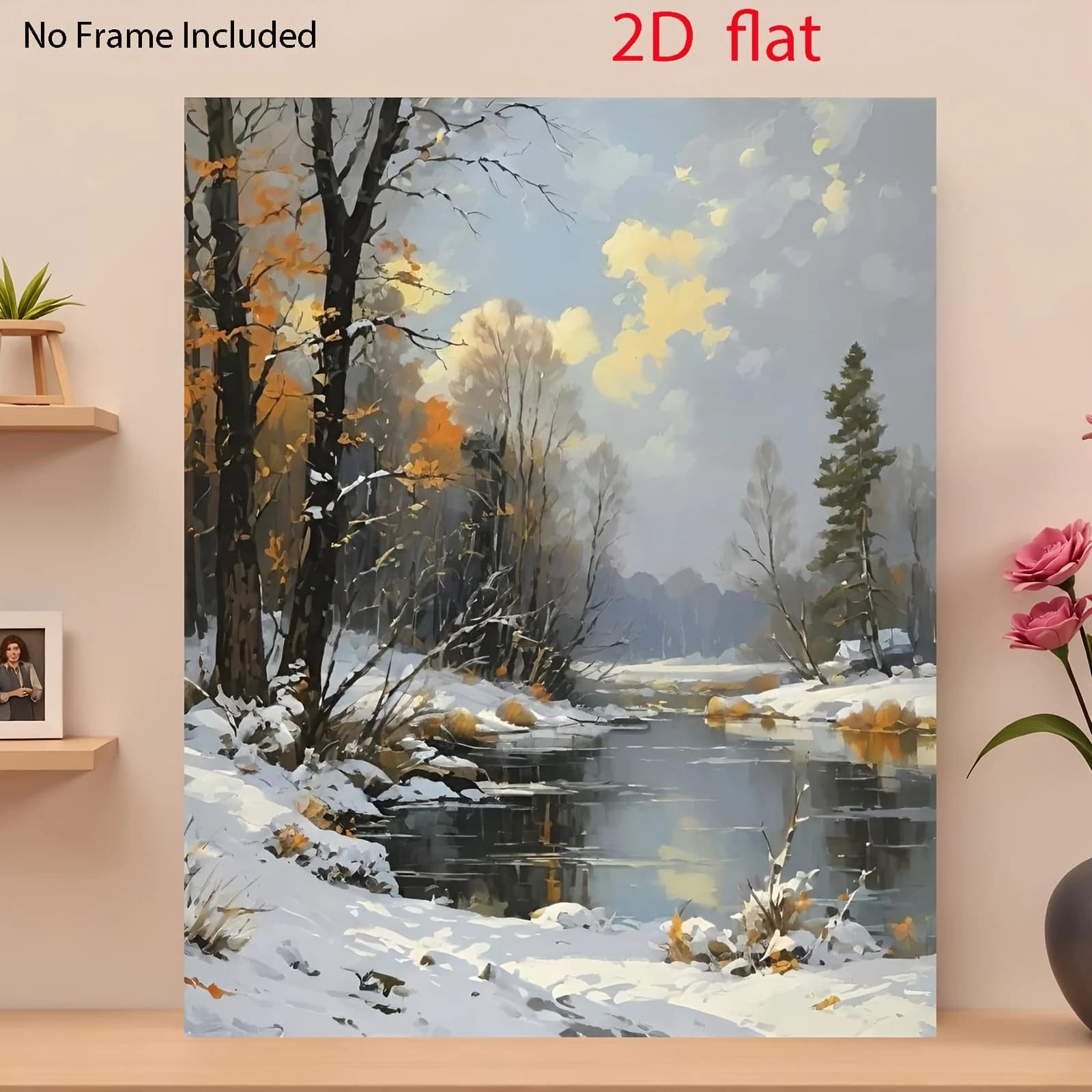 Professional Art Use A Set of Digital Oil Painting for Beginners, This Acrylic Digital Painting Kit Includes Acrylic Paints, Can