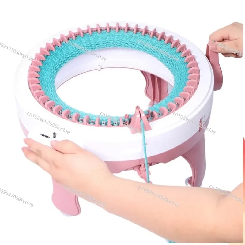 48 Needle Manual Knitting Loom Kit DIY Sweater Scarf Hat Glove Weaving Tool With Counter