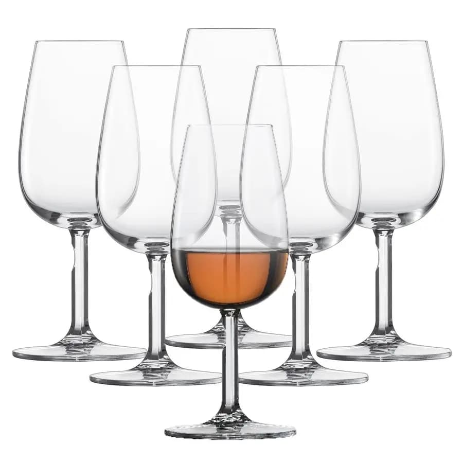 Set di 6 Bicchieri da Porta Specifici per Vino Port, Bicchieri per Vino Port, Lavabili in Lavastoviglie, in Cristallo Tritan, Fabbricati in Germania, 240 ml