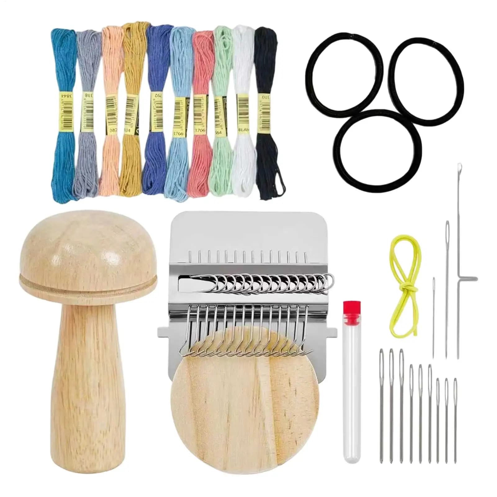 Knitting Tools For Mending Clothes And Jeans Small Frame Hand Tapestry Wood Looms Weaving Frame Small Looms Darning Machine