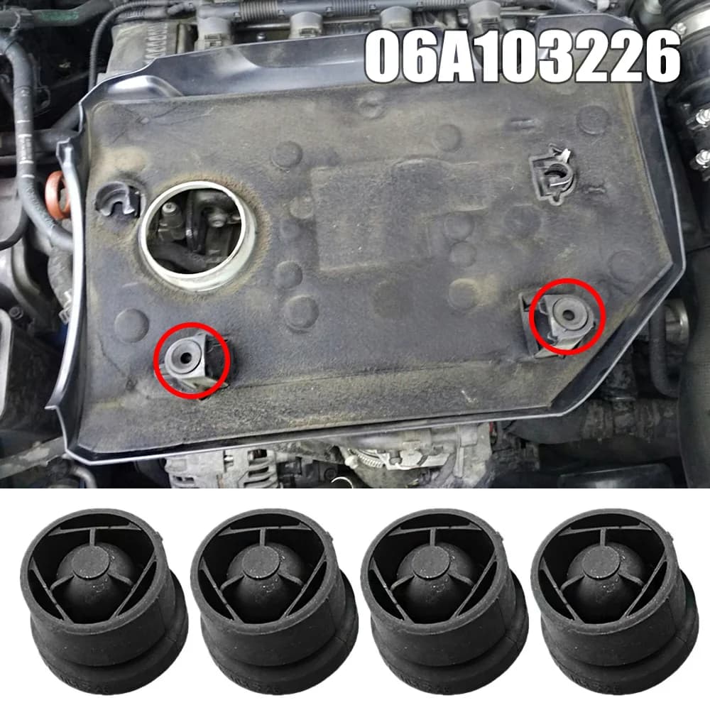Copertura del motore dell'auto Cuscino Copertura del buffer dell'ammortizzatore del molo in gomma 06A 103226 Per VW Passat Golf MK4 Jetta Polo Skoda Seat Leon Fabia 2