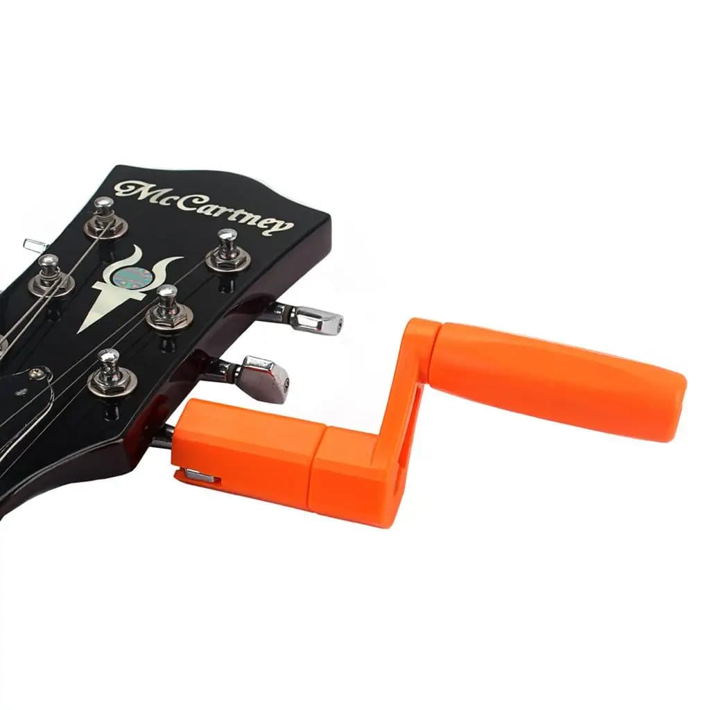 Avvolgicorde e Estrattore Piroli Multifunzione in ABS per Chitarra Acustica, Elettrica, Mandolino e Ukulele