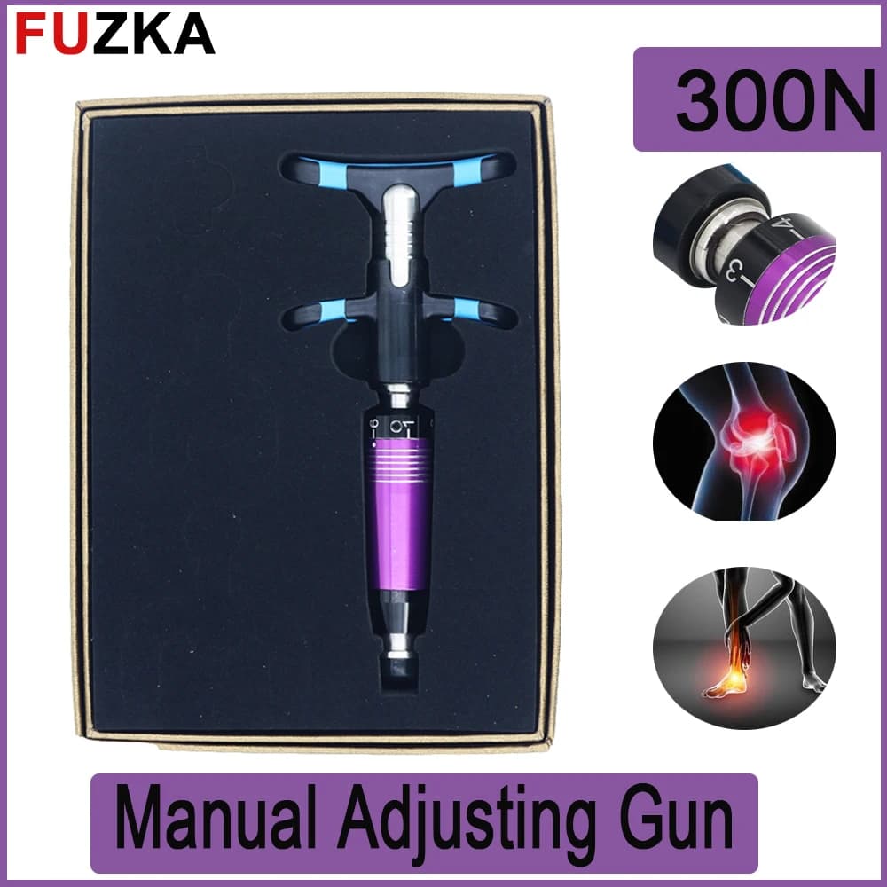 Chiropractic Adjusting Tool Physiotherapy Massage Spine Manual Correction Device Gun Set Body Muscle Relax Massager