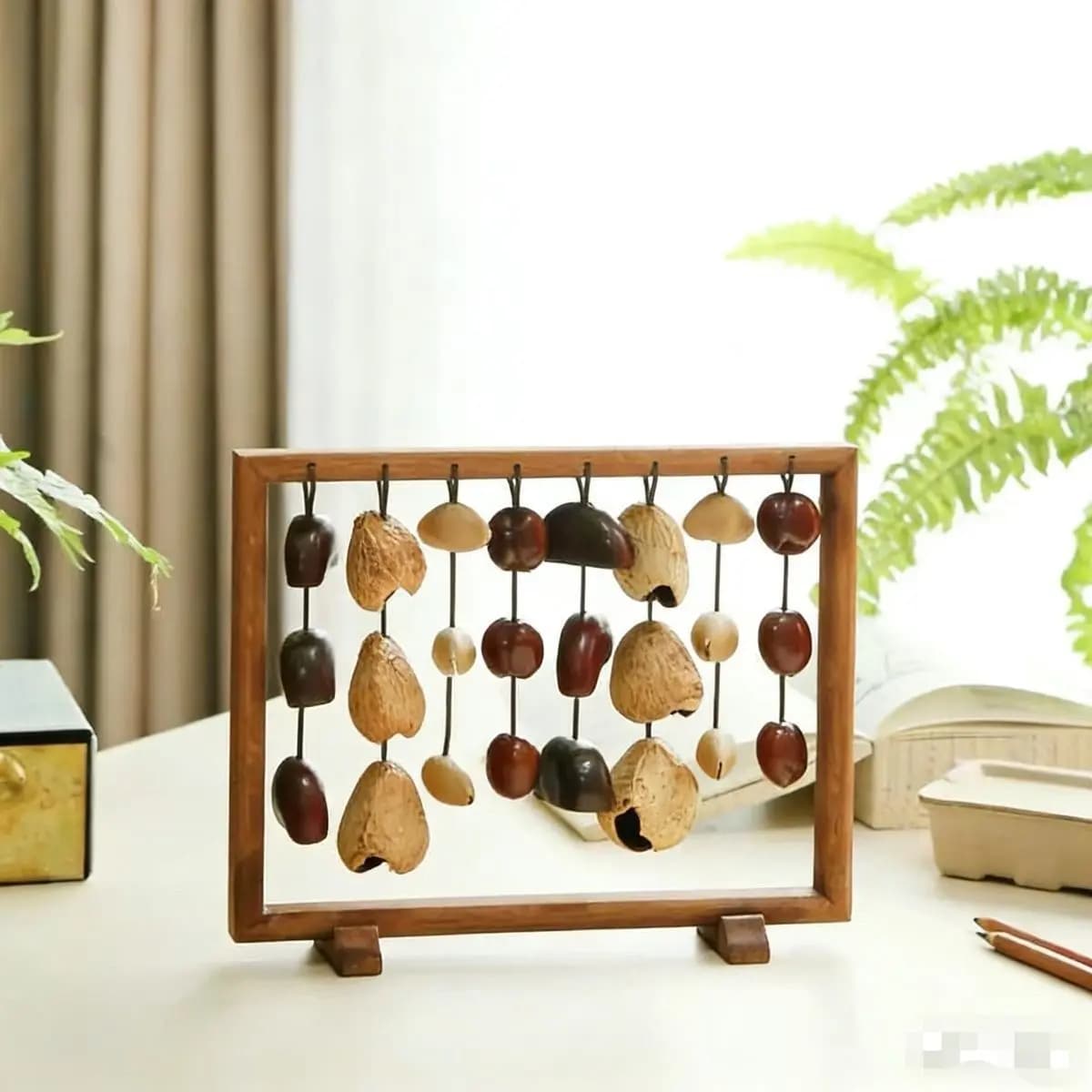 Nut Shell Wind Chimes Meditation Sound Healing Mindfulness Yoga Bells Spiritual Relaxation Musical Instruments Home Decor Gift