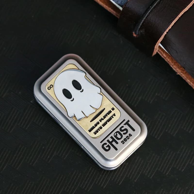 Fantasma Fidget Slider Diapason Slider Metallo Fidget Toys EDC Fidget Toys Metallo Giocattoli da scrivania per adulti Giocattoli antistress Regali