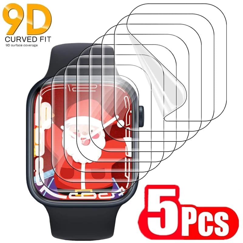 5 pcs hydrogel film for Apple Watch 5 6 SE 40MM 44MM 42MM 38MM Screen protection Apple Watch Ultra 49MM 7 8 9 41MM 45MM 10 42/46 MM