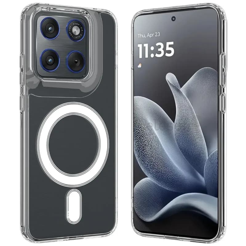 Acrylic Case for Motorola Moto Signature XT2603-2 5G Edge 70 Ultra X70 Air Pro Magnetic for Magsafe Clear Shockproof Phone Cover