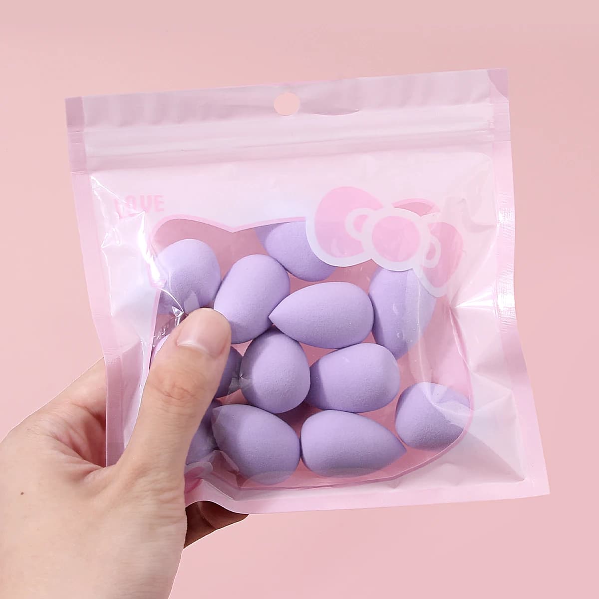 12PCS Mini Size Teardrop Makeup Sponge Set,for Nose, Eyes&Concealer Application,for Makeup Supply