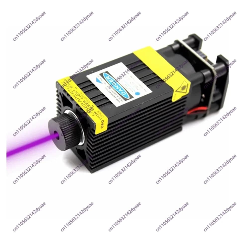 Modulo laser viola 405nm 500mW con messa a fuoco regolabile per incisione 3D e taglio, alimentazione PWM DC12V