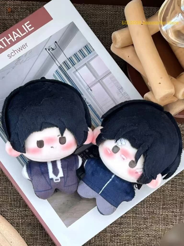 Peace of God Peace Ahn Joo in-chul Kawaii 10cm Cotton Figure Model Dango Keychain Bag Pendant Birthday Gift Xmas Mascot Cosplay