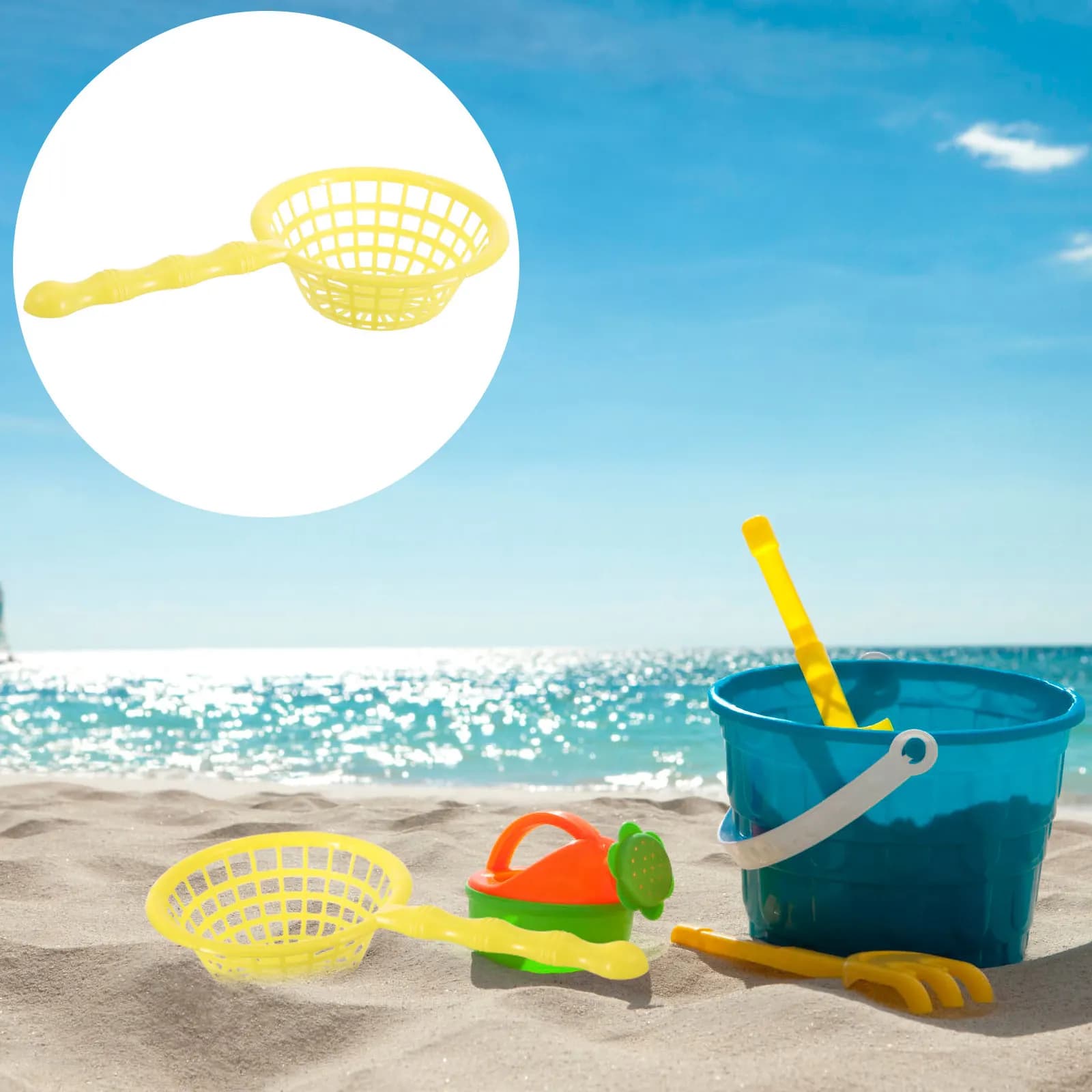 Set di 10 Mini Reti da Spiaggia in Plastica Resistente e Leggera per Adolescenti, per Vasca da Bagno, Piscina, Giochi con la Sabbia, Rete a Maglia Dura per Catturare, Attrezzo da Pesca