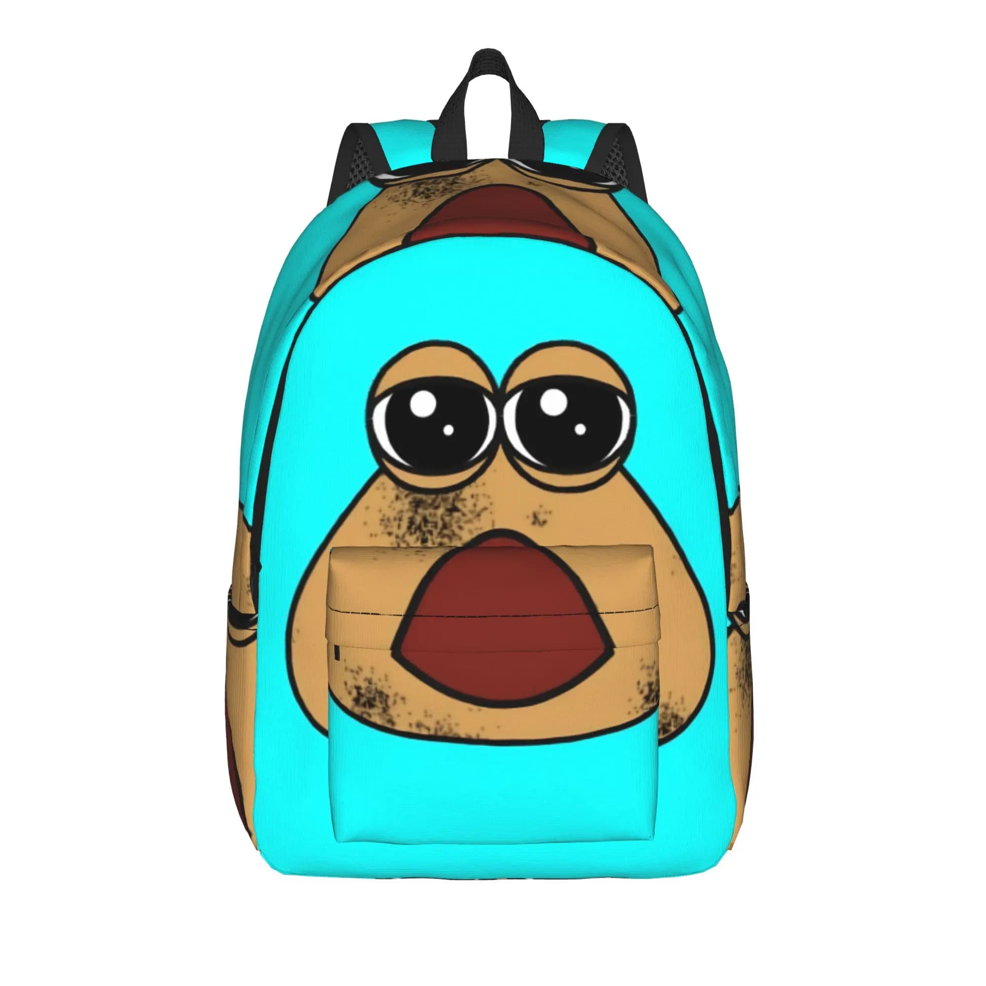 My Pet Alien Pou Casual Backpack Lightweight High School Business Daypack for Men Women College Shoulder Bag