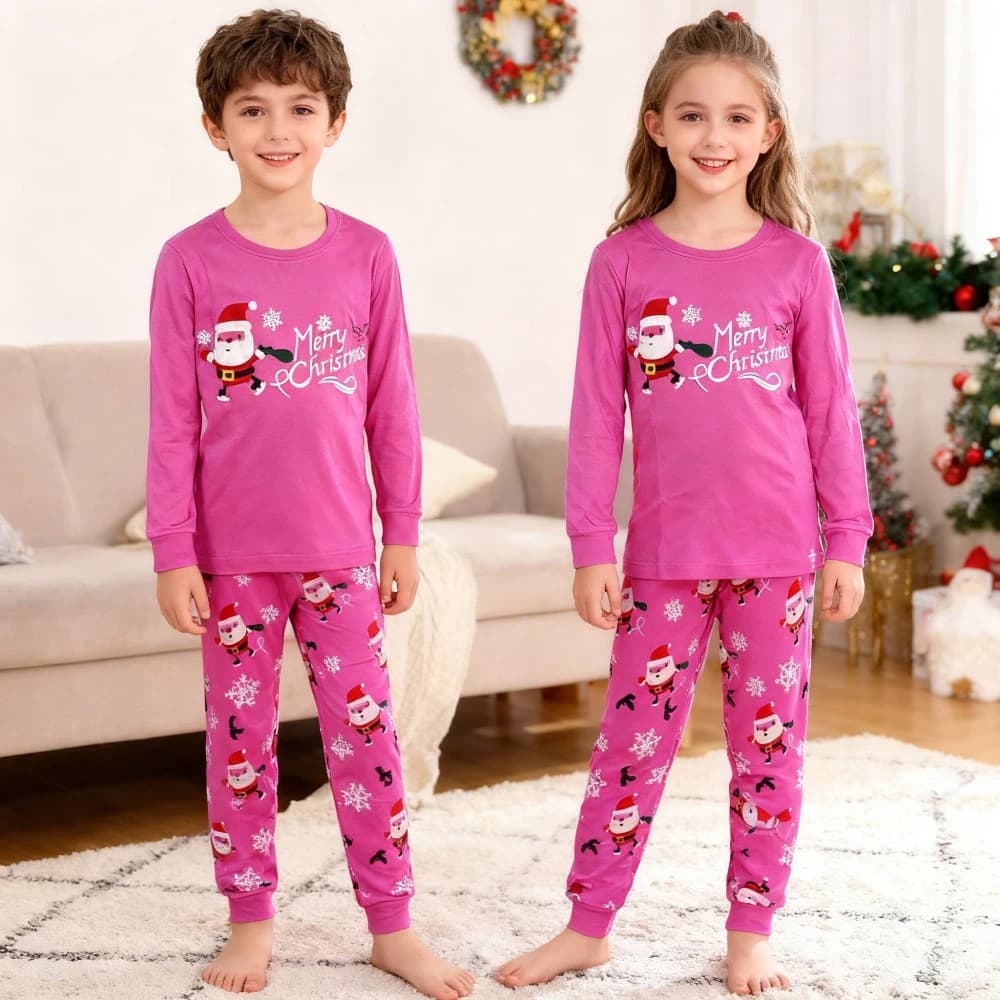 Pigiama per bambini di Natale Set per bambini Neonata Ragazzi Intimo Abbigliamento Manica lunga Pigiama per bambini Set Abbigliamento per bambini