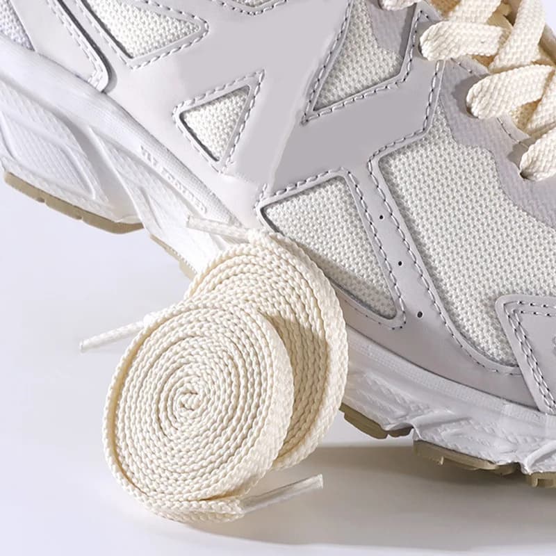 1 paio di lacci per scarpe piatti classici addensare lacci solidi per la corsa atletica lacci per scarpe da ginnastica scarpe stivale larghezza 0,8 cm lacci per scarpe