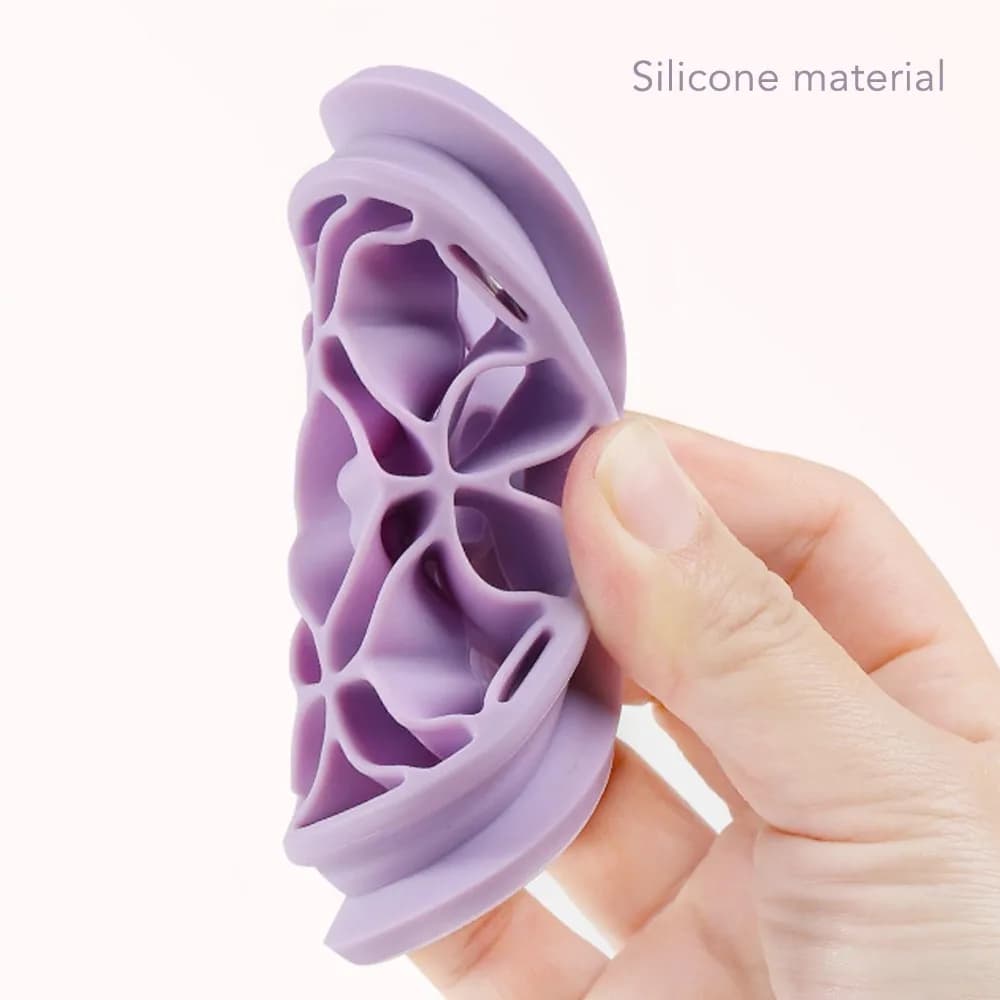 Cup Cleaner for Silicone, Portable and Folding Brushes 3-IN-1, Purple
