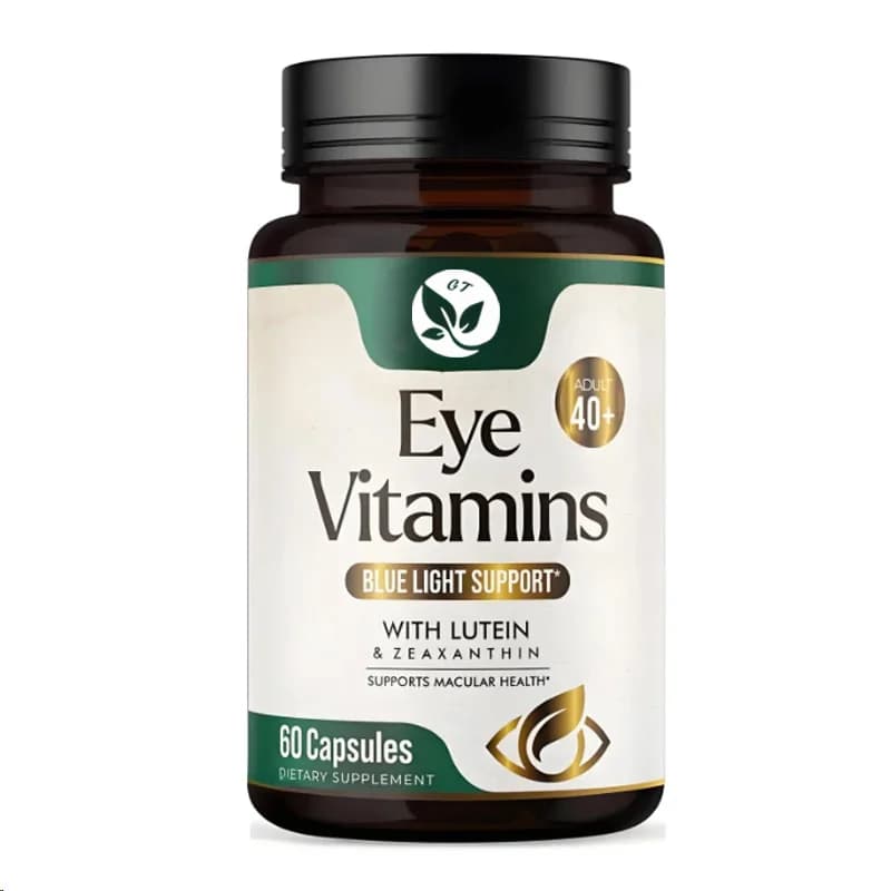 Lutein, zeaxanthin, canneberge zinc eye vitamins and mineral supplements support eye tension for adults and 60 capsules