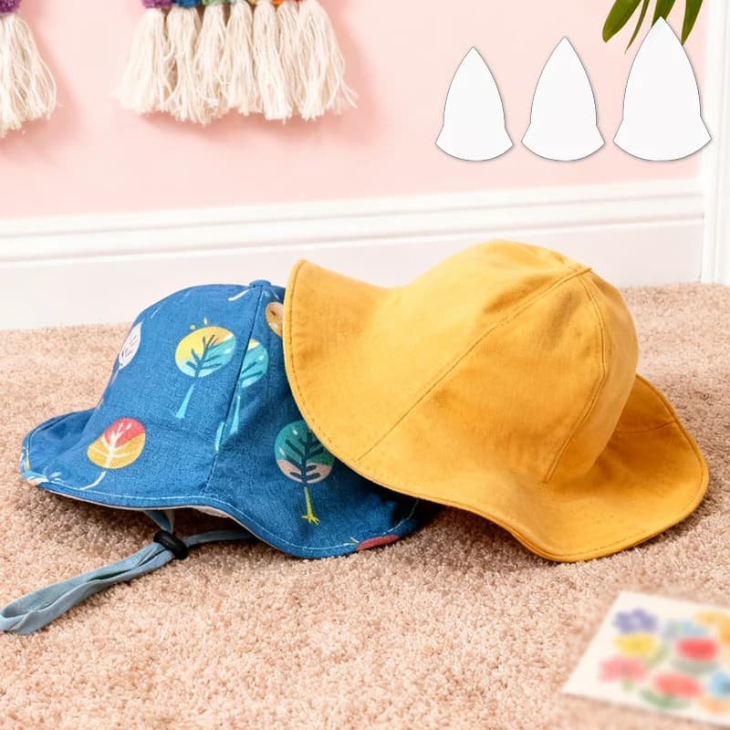 YOMDID 3 pezzi modello di cucito per cappello petalo modello cappello da sole fai da te modello per quilting in PET modello di cucito fai da te utensile da taglio di precisione