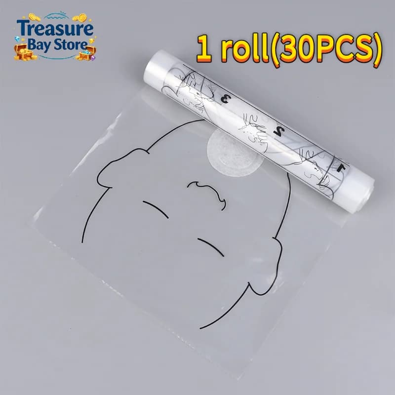 30PCS Disposable Portable Breathing Mask CPR Training First Aid Resuscitator Mask CPR Face Shield Roll Rescue Kit Tool