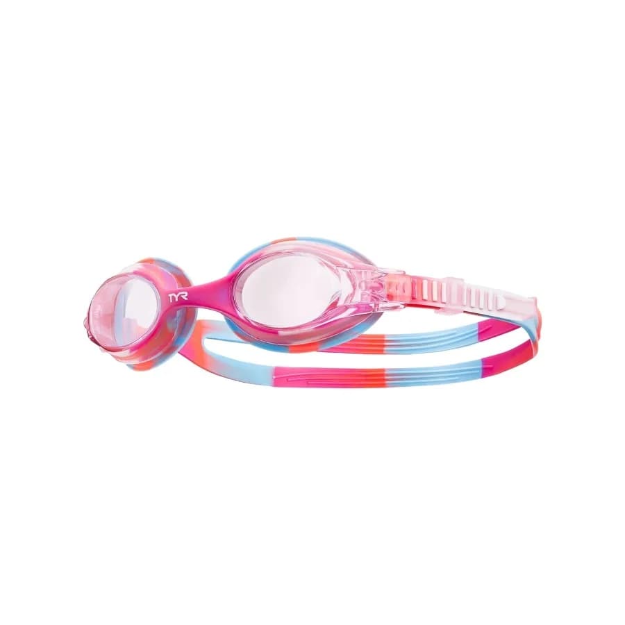 2 pack Swimple ' Swim Goggles Youth Goggles with Anti-Fog UV Protection Adjustable Fit Pink White