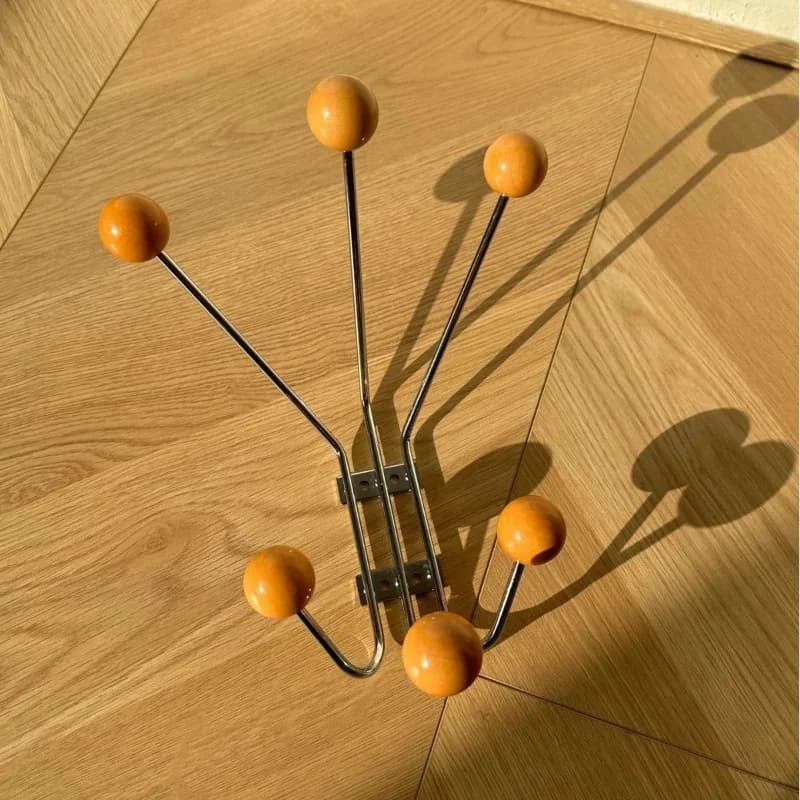 Appendiabiti in Legno Stile Nordico, Design Minimalista, Porta Abiti da Parete, Scaffali Moderni per Stoccaggio, Arredamento di Lusso per la Casa