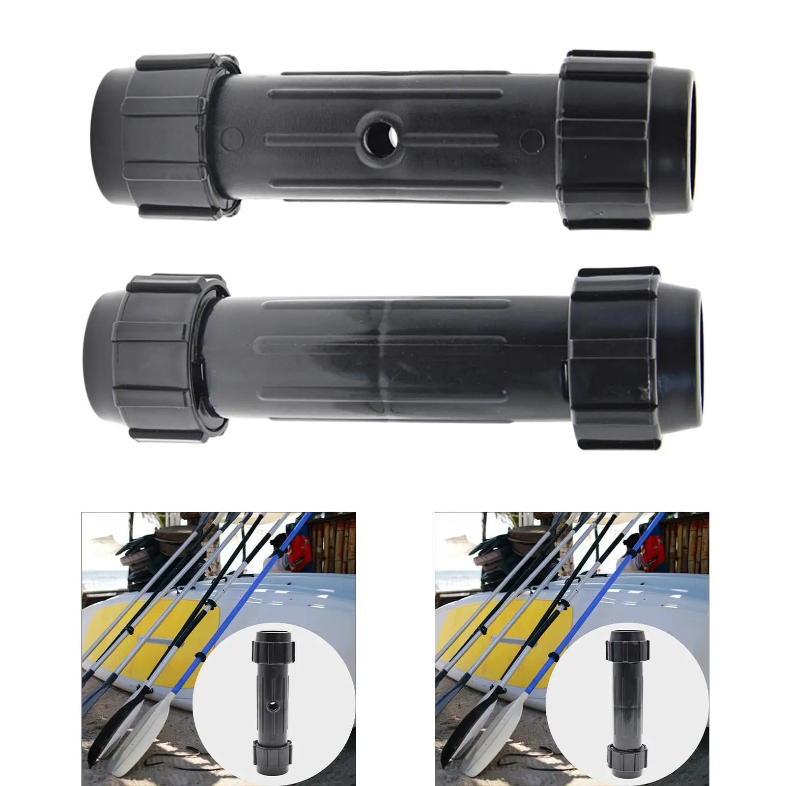 Connettore per pagaia per canoa, remi in plastica PP rinforzata, strumento per vite, accessori per kayak per sport acquatici