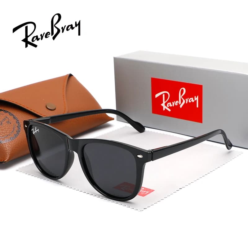 RraeBray Occhiali da sole con montatura classica ultraleggera polarizzati Uomo Donna UV400 Occhiali sportivi da guida da viaggio Abbigliamento comodo