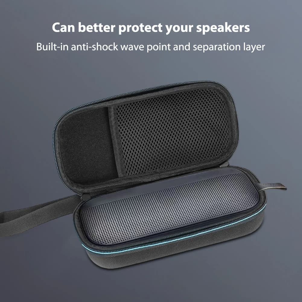 Borsa per altoparlante cilindrico, custodia impermeabile per altoparlante compatibile con Bluetooth