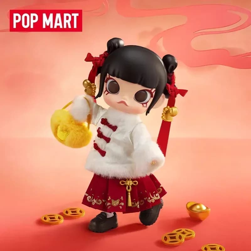 POP MART MOLLY Serie Get Rich Quick 1/8 BJD Trendy Blind Box Giocattoli Mystery Box Action Figure Modello
