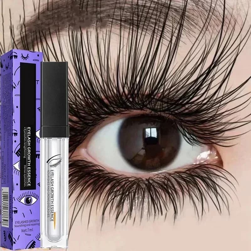 Serum treatment for rapid growth of eyelashes stretching powerful eyelashes more thick natural product for curing curing cured eyelashes