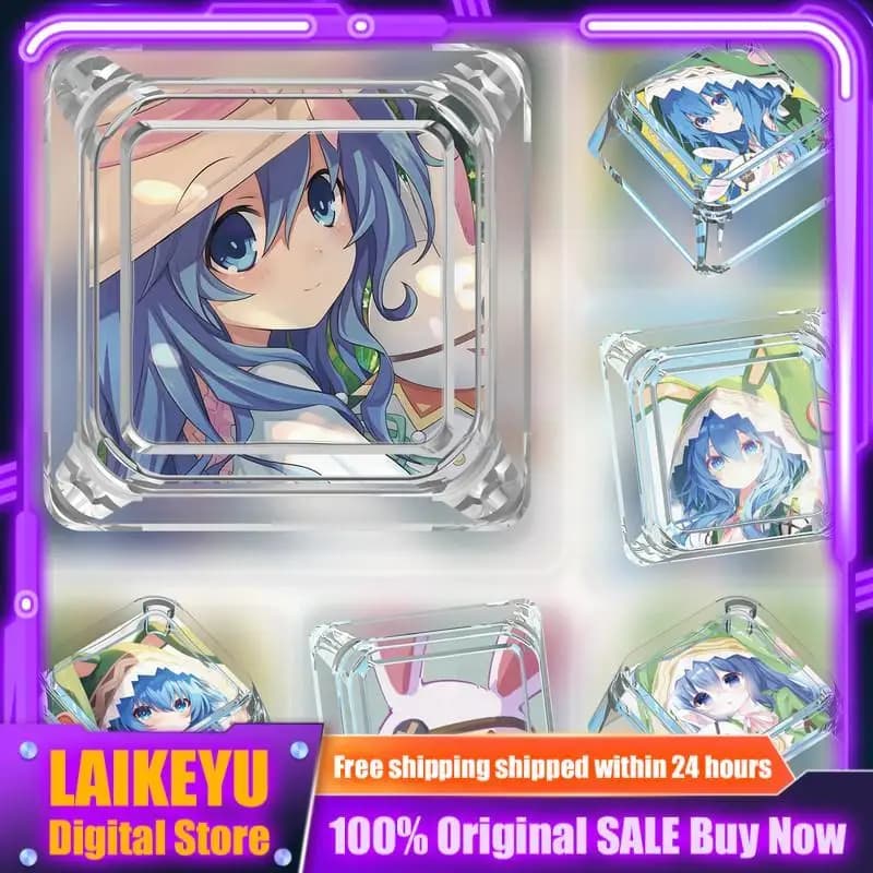 Tasti Tematici della Serie Date A Live, Carini Stile Anime, per Tastiera Meccanica Cross Shaft, Collezione Esports, Regali Personalizzati