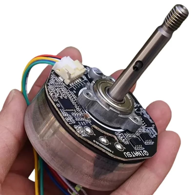 Motore per ventilatore senza spazzole con doppio cuscinetto a sfera per purificatore d'aria, DC24V, 2000 giri/min, silenzioso, ad alta coppia