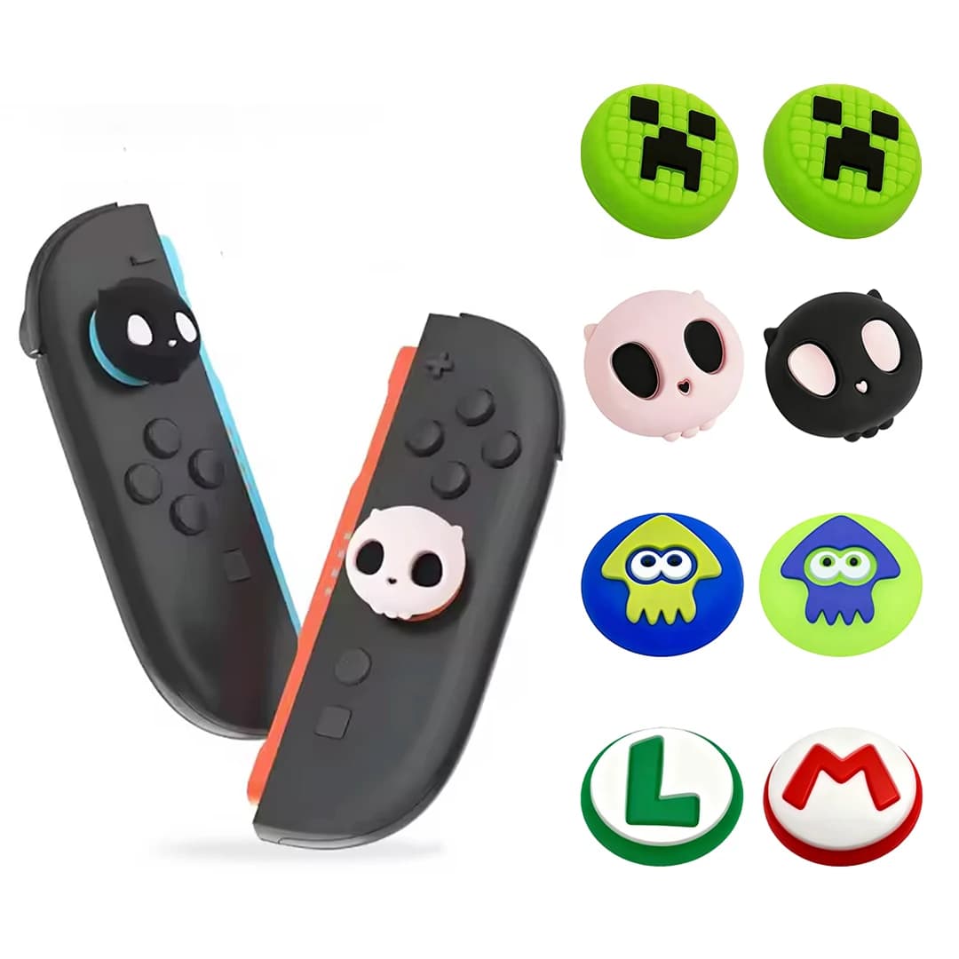 Per Nintendo Switch 2 (2025) – Copri Joystick in Stile Cartone Animato, Accessori Joy-Con, Cover Protettive per Joystick