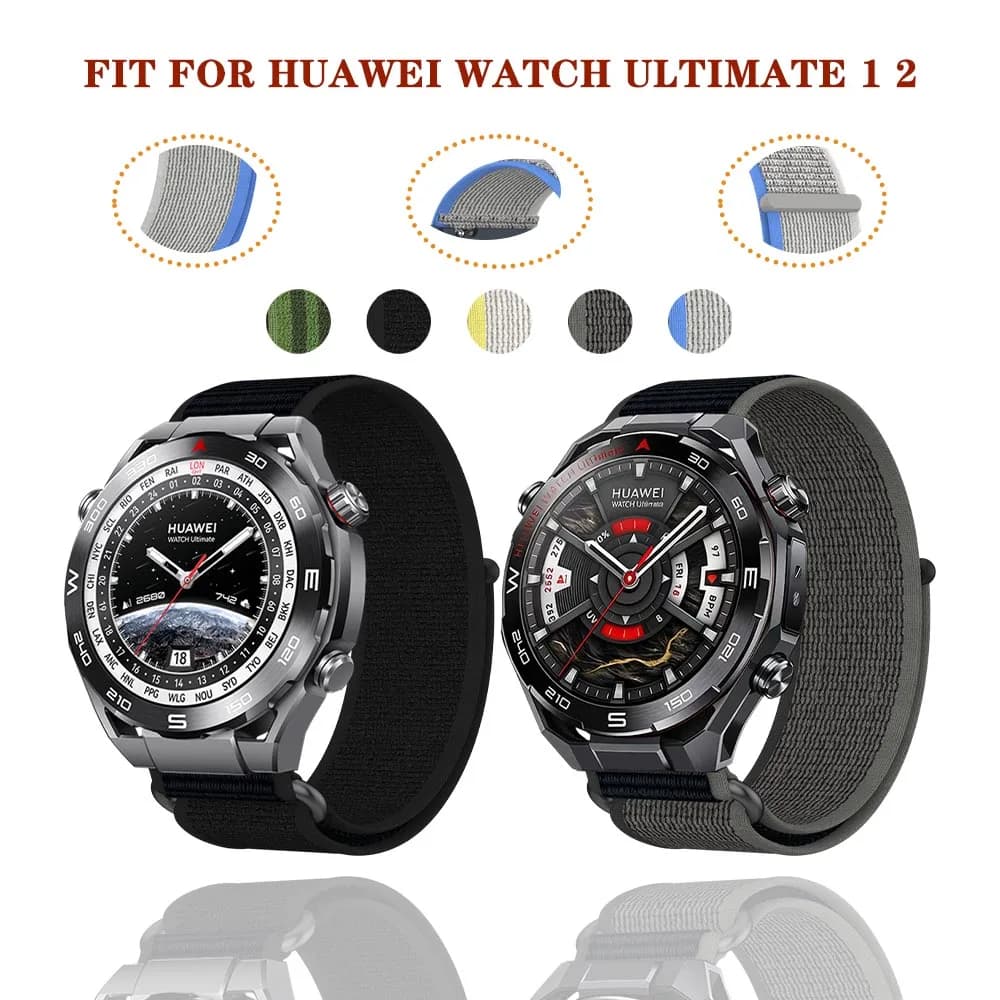 For Huawei Ultimate 2/1 strap for 22mm comfortable breathable sports nylon strap for Huawei Ultimate 2 Band
