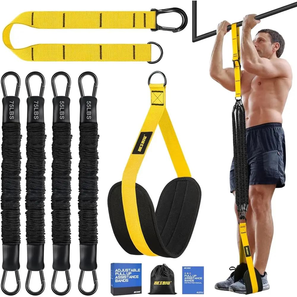 Exercise Equipment for Tractions 260 pounds, Resistance Bands for Tractions, Strength Training Equipment, Height Adjustable