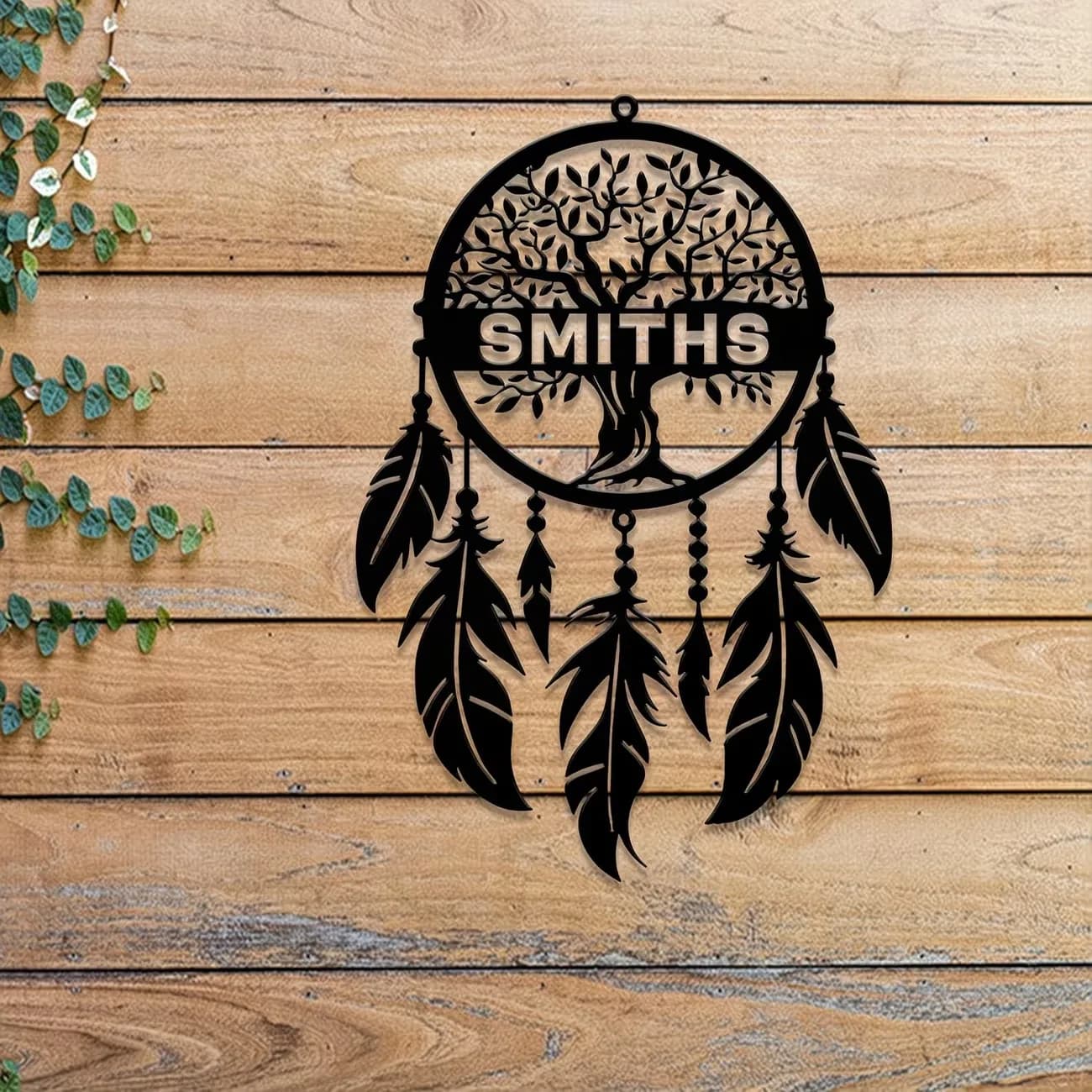 Custom Tree of Life Dream Catcher Metal Wall Decor, Home Decoration for Living Room, Entryway & Outdoor Spaces, Outdoor Decor