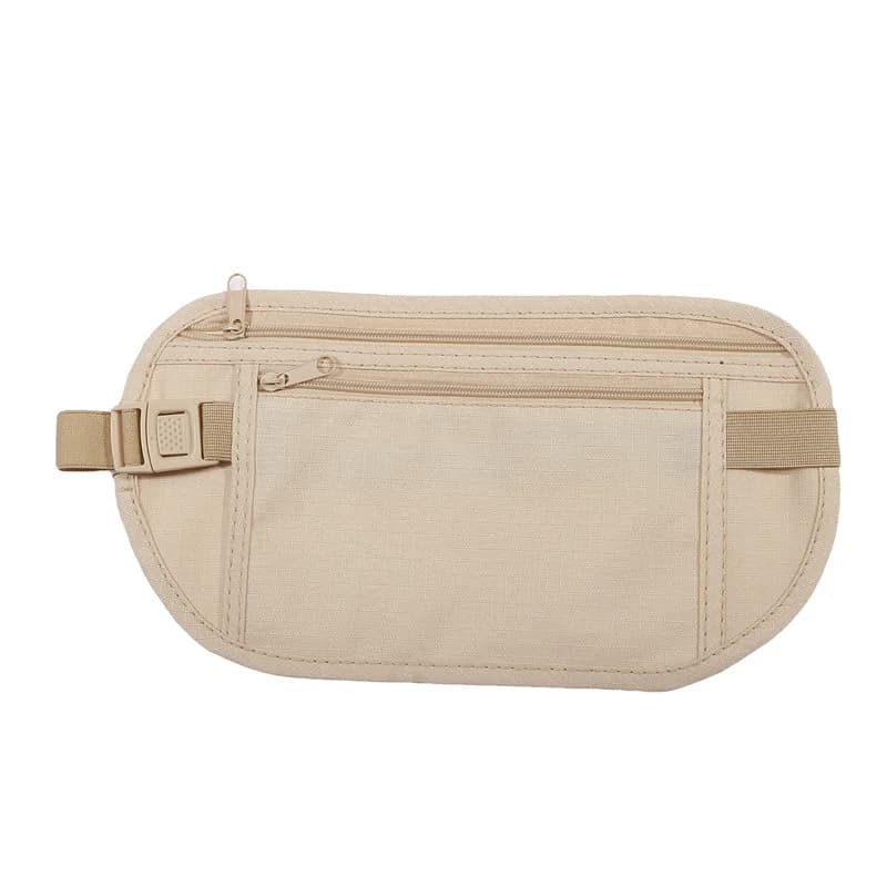 Marsupi da viaggio invisibili 1PC marsupio per passaporto borsa da cintura per soldi portafoglio di sicurezza nascosto borsa casual per uomo donna