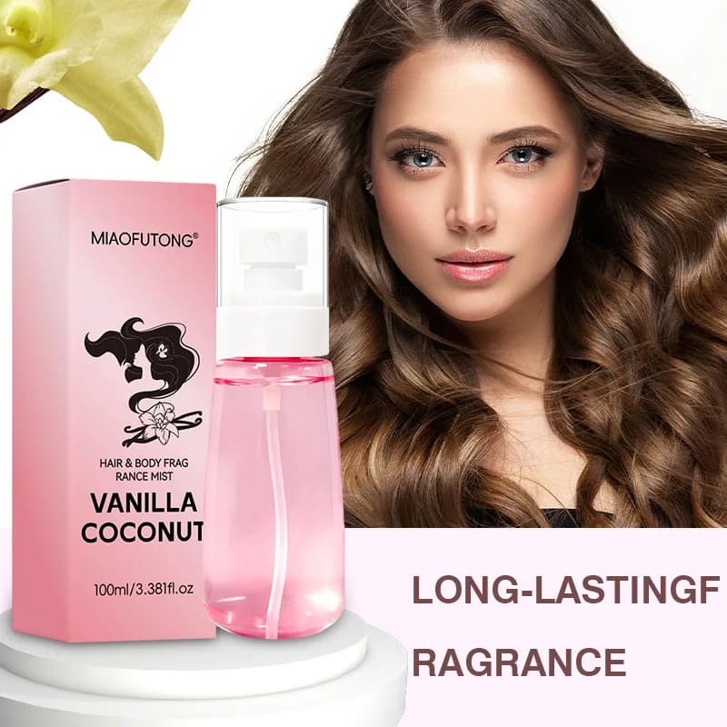 FANDAO Spray Perfume for Long-Term Hair - Anti-Crespo and Static Electricity Control for Dry Hair, Disposable Spray with 120ml Gloss