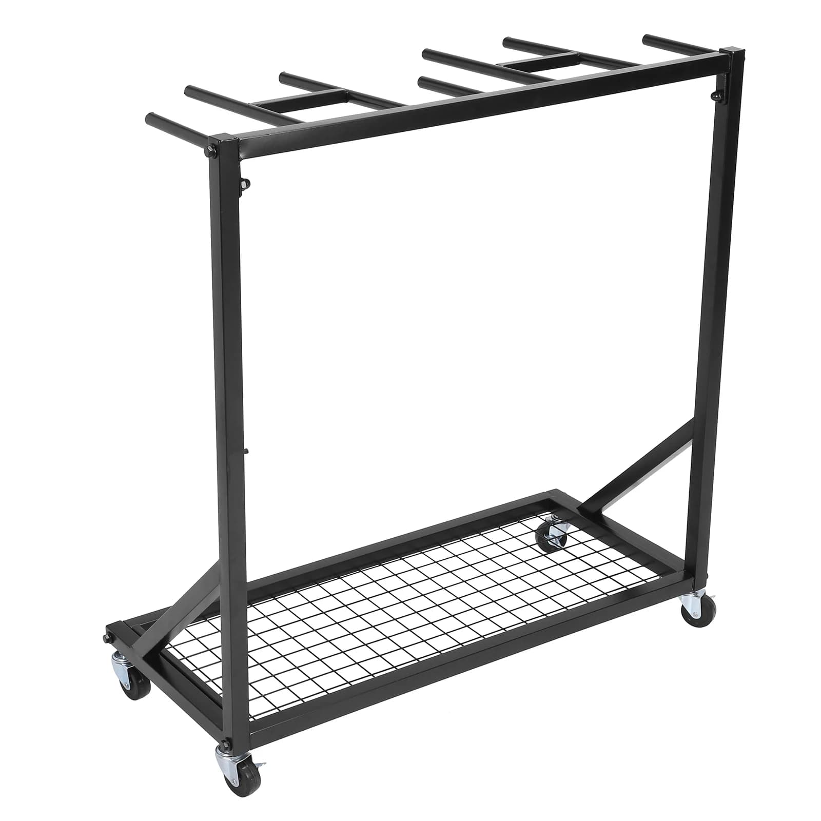 Organizzatore per Racchette Sportive con Ruote, Porta Palline da Tennis Resistente per Scuola/Palestra/Are di Allenamento