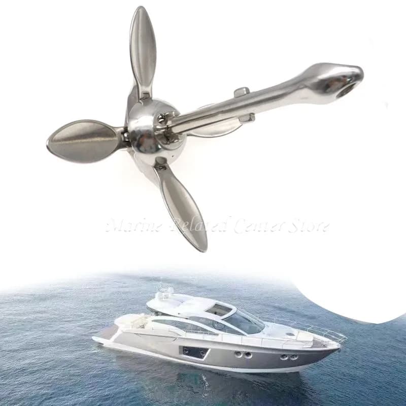 Barca hardware di aggancio da 1,5 kg/0,7 kg con ancoraggio a grappolo pieghevole a sfera per yacht marino in acciaio inossidabile 316 durevole