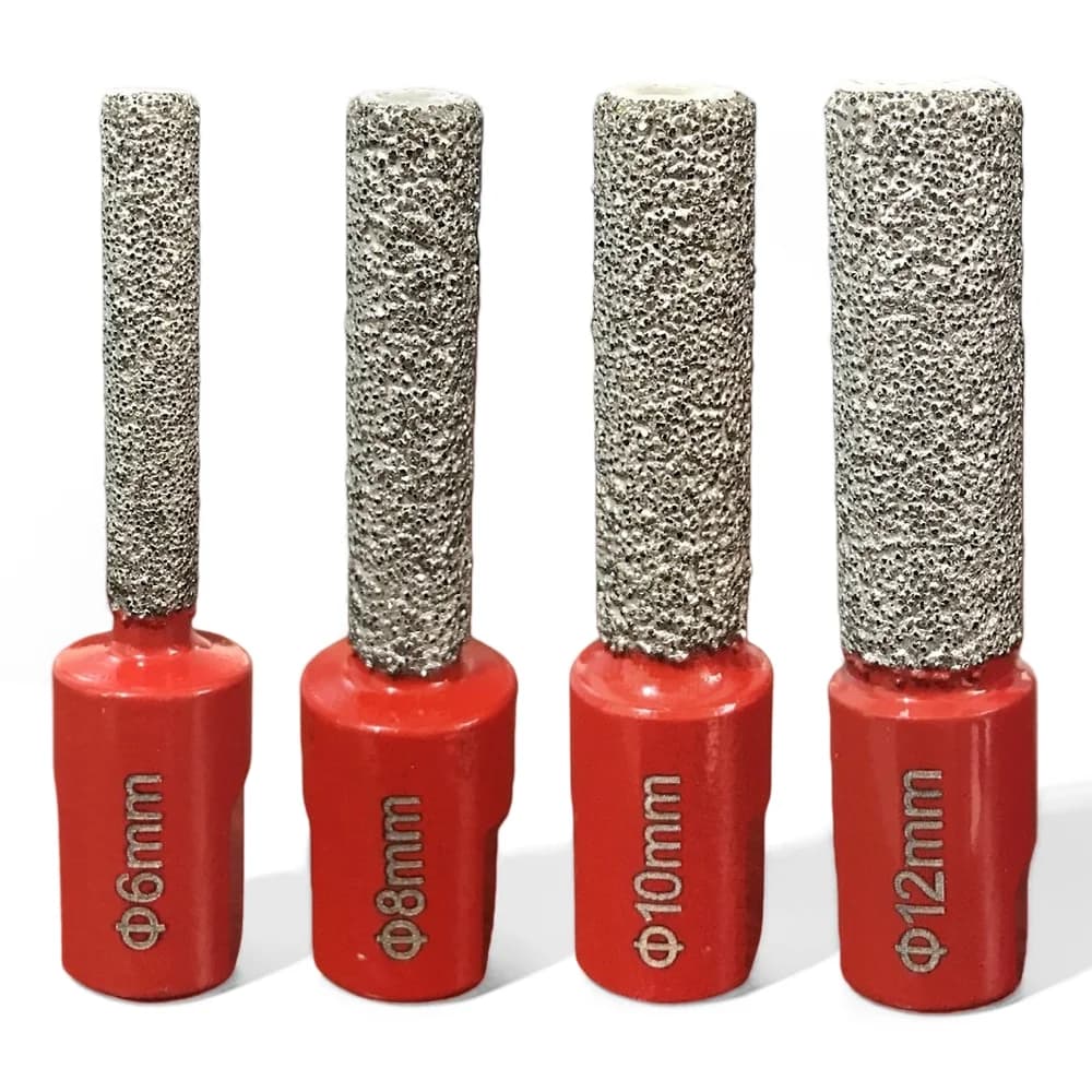 6/8/10/12mm Diamond Drill Core Bits Hole Saw Ceramic Porcelain Tile Granite Marble Stone M10 Thread Dry Drill Angle Grinder