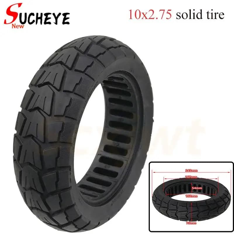 10 Inch 10x2.75 Solid Tire 85/65-6.5 Suitable for Kugoo G-Booster G2 Pro Speedway 5 Dualtron 3 Electric Scooter Accessories Part