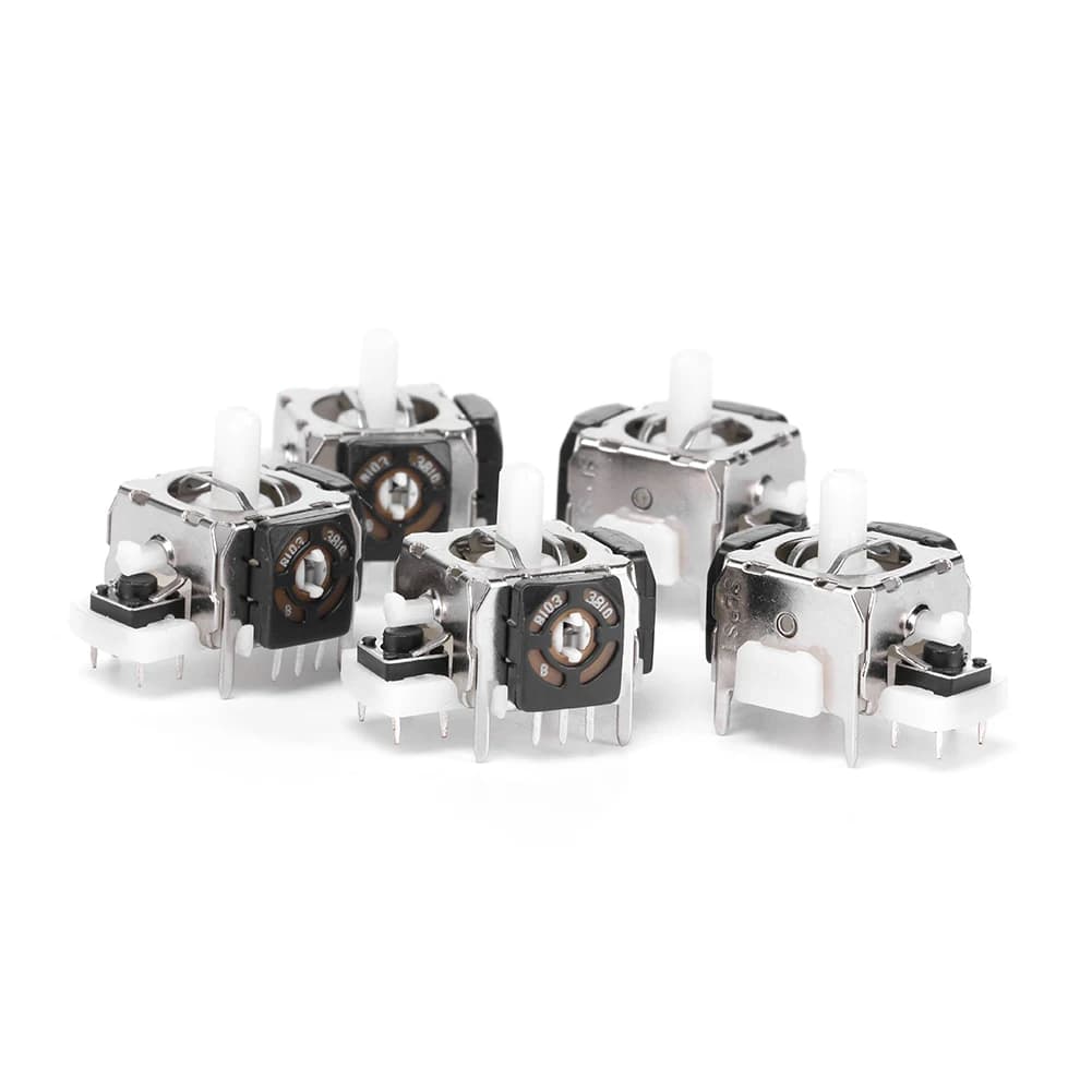 5 Pezzi Joystick Analogico 3D per Gamepad, Modulo di Riparazione e Accessori per Controller di Gioco Xbox 360