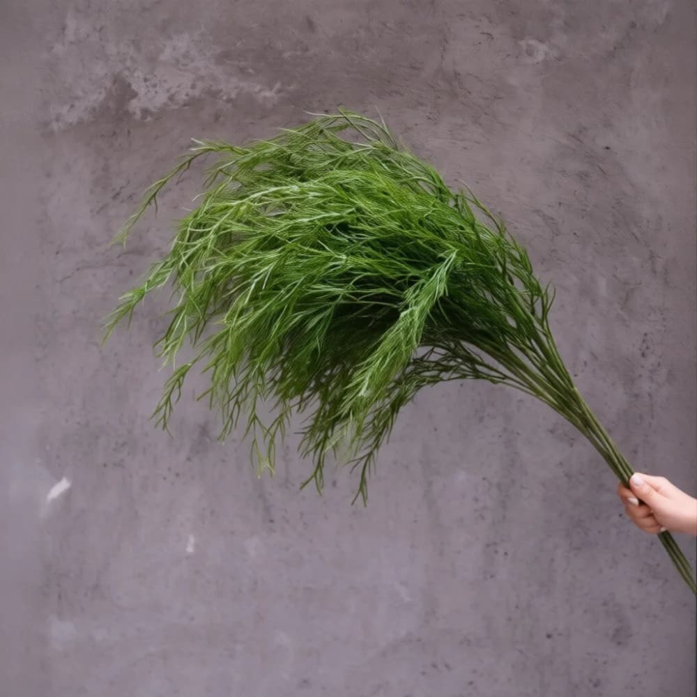 Realistic Asparagus Grass Sprig Gloriosa Lily Flower Wedding Party Decoration Floral Fillers Home Garden Ornament