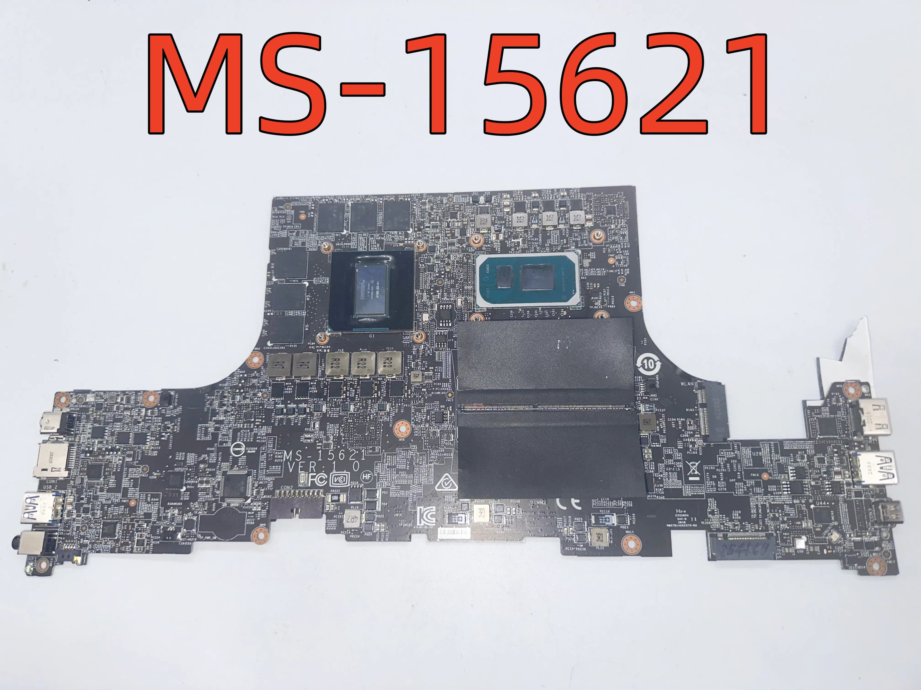 MS-15621 per scheda madre del computer portatile msi STEALTH 15M A11SEK con cpu srk1f e test gtx1660m ok