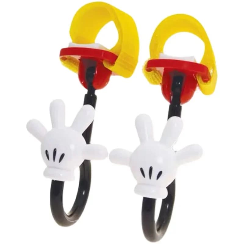 Gancio per passeggino 2 pezzi rotazione a 360 gradi gancio per cartoni animati passeggino accessori per bambini gancio per borsa per pannolini