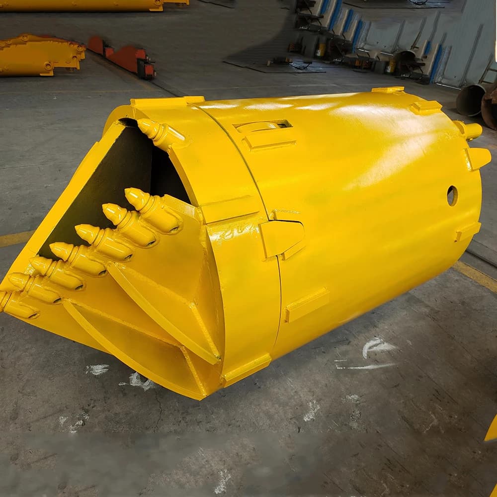 Rock ground tools with drilling rig for 1200 mm B47K22 B47K22 Spool drill tips Bucket for clams Bucket for soil drilling with Bauer teeth